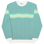 Thumbnail WAVEY STRIPE CREW GREEN one color