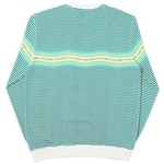 Thumbnail WAVEY STRIPE CREW GREEN one color