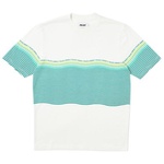 Thumbnail WAVEY STRIPE T-SHIRT GREEN / WHITE one color