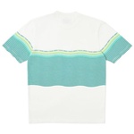 Thumbnail WAVEY STRIPE T-SHIRT GREEN / WHITE one color