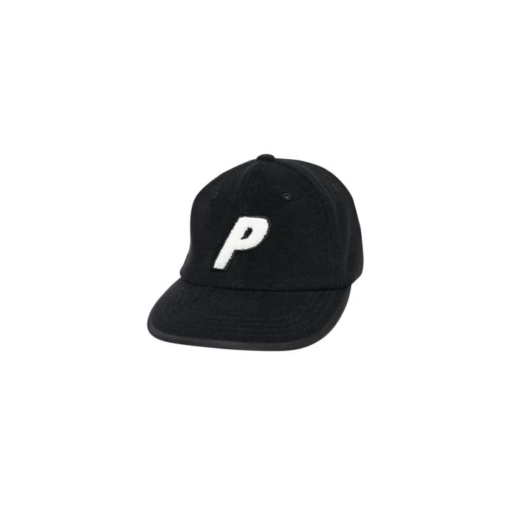 TOWELLING 6-PANEL BLACK one color