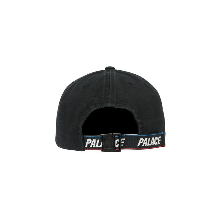 WASH OUT 6-PANEL BLACK one color