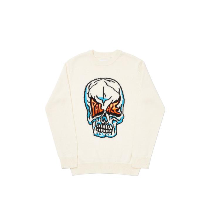 Thumbnail SKULL KNIT WHITE one color