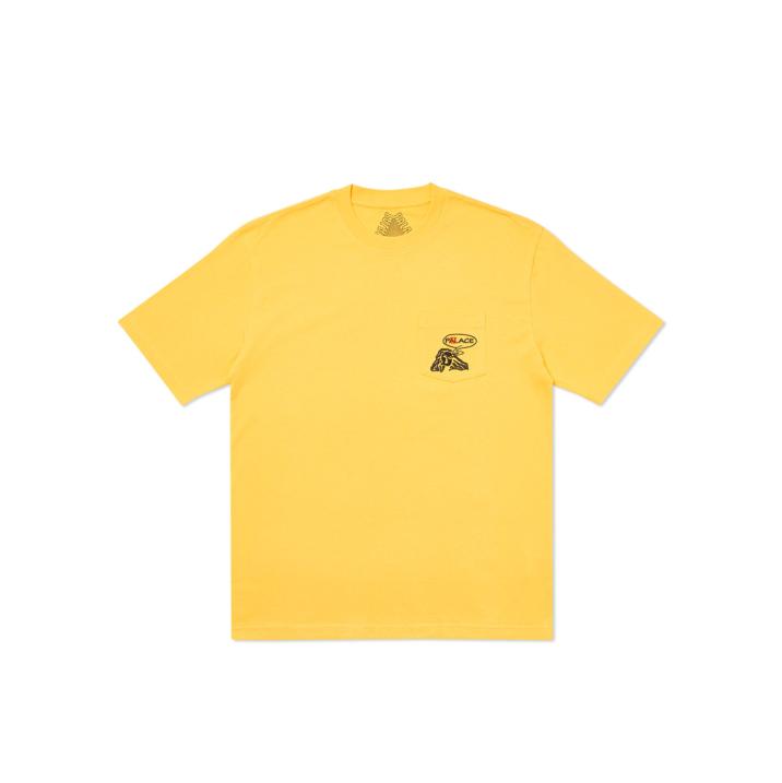 PEACE POCKET T-SHIRT YELLOW one color