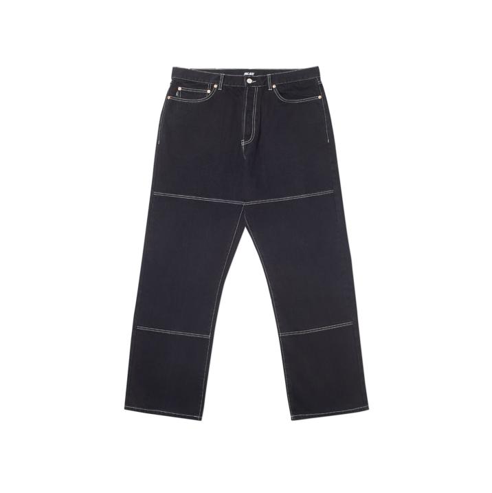 Thumbnail PANEL JEAN BLACK STONE WASH one color