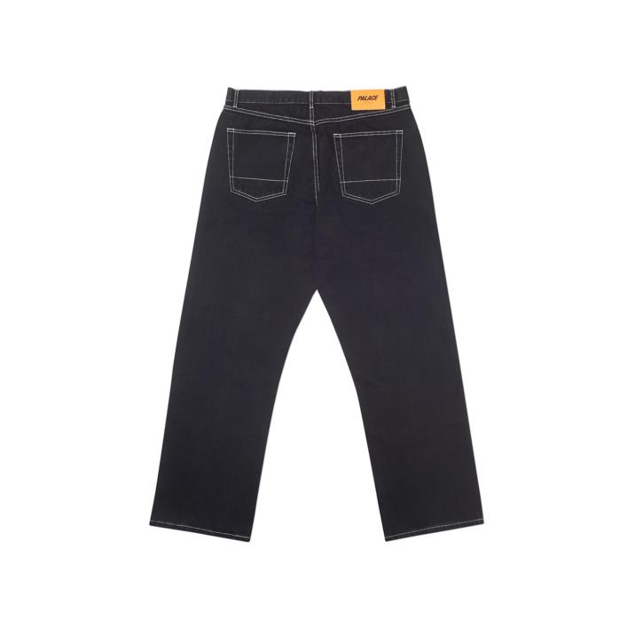 Thumbnail PANEL JEAN BLACK STONE WASH one color