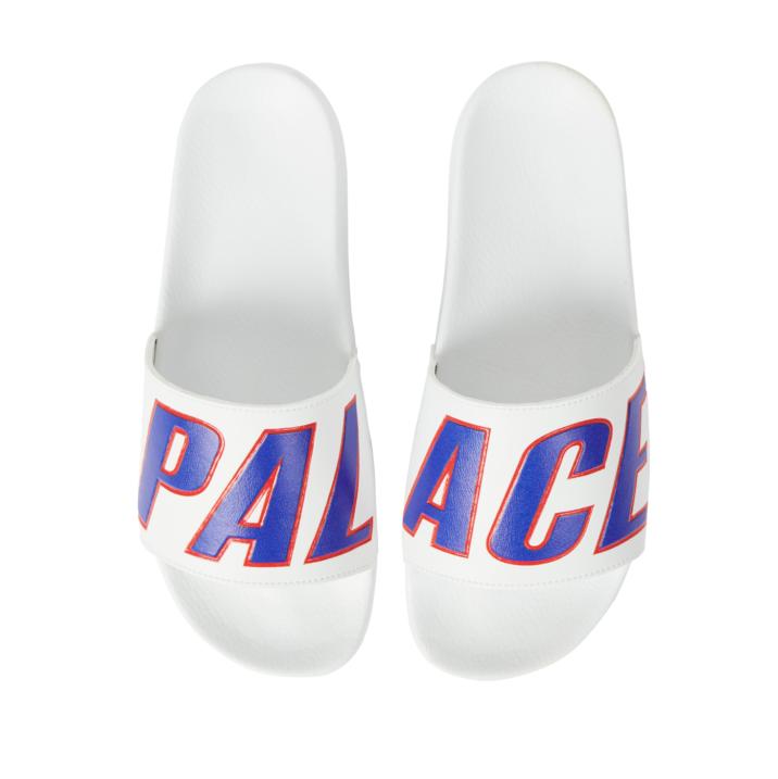 Thumbnail PALACE SLIDERS WHITE one color