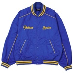 Thumbnail CHAIN STITCH BOMBER JACKET BLUE one color