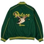 Thumbnail CHAIN STITCH BOMBER JACKET GREEN one color