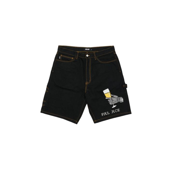 Thumbnail HIPPY SALUTE DENIM SHORTS BLACK one color
