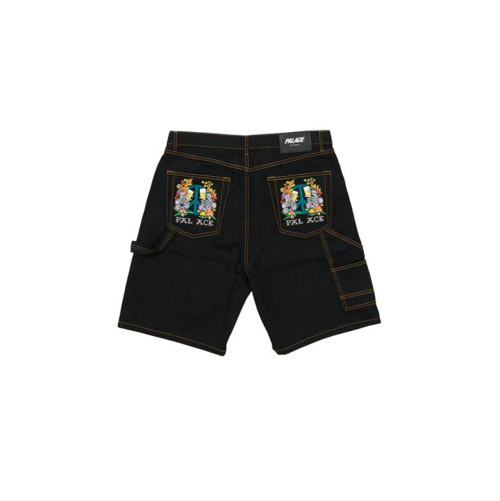 Thumbnail HIPPY SALUTE DENIM SHORTS BLACK one color