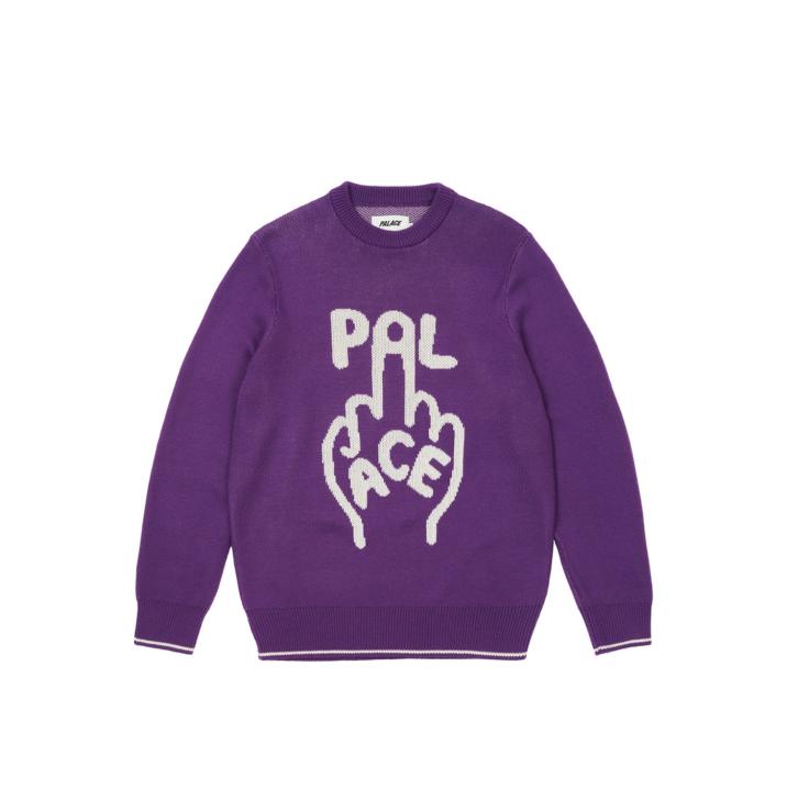 Thumbnail FINGER UP KNIT PURPLE one color