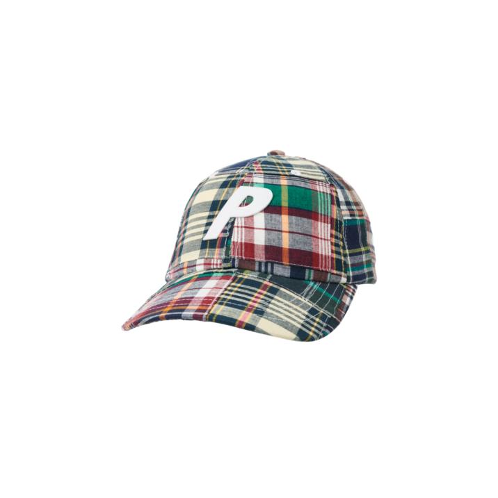 Thumbnail CHECK P 6-PANEL NAVY MADRAS one color