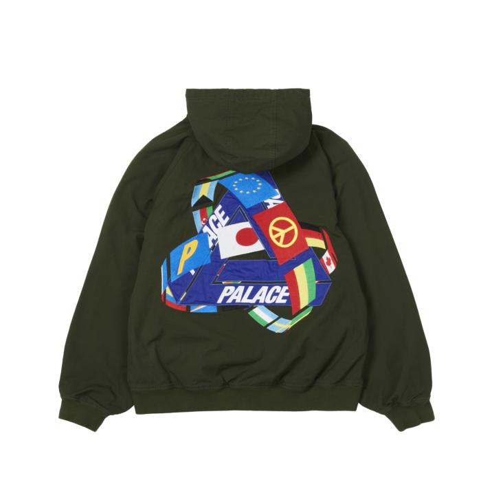 Thumbnail TRI-FLAG HOODED JACKET OLIVE one color