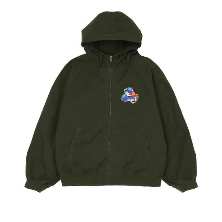 Thumbnail TRI-FLAG HOODED JACKET OLIVE one color