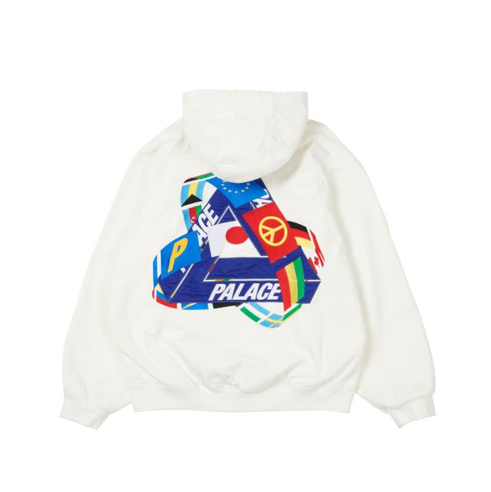 Thumbnail TRI-FLAG HOODED JACKET WHITE one color