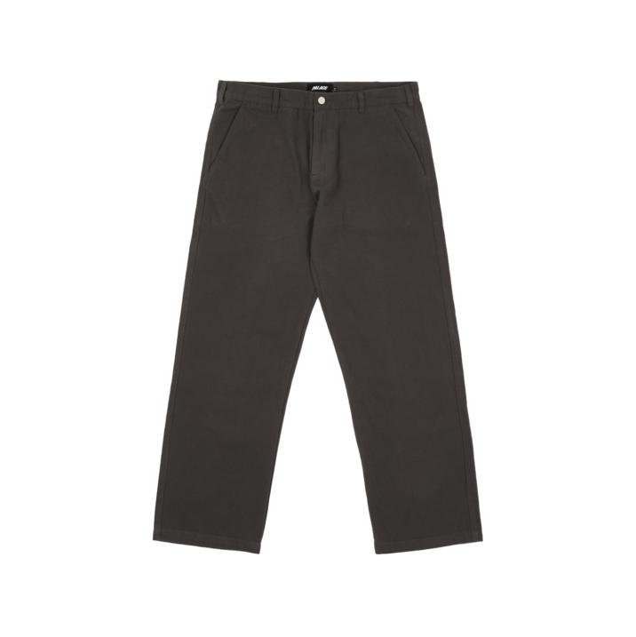 Thumbnail CANVAS PLAIN PANT WASHED BLACK one color