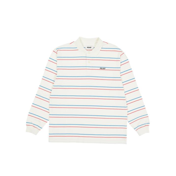 Thumbnail UNDERLINE LONGSLEEVE POLO WHITE one color