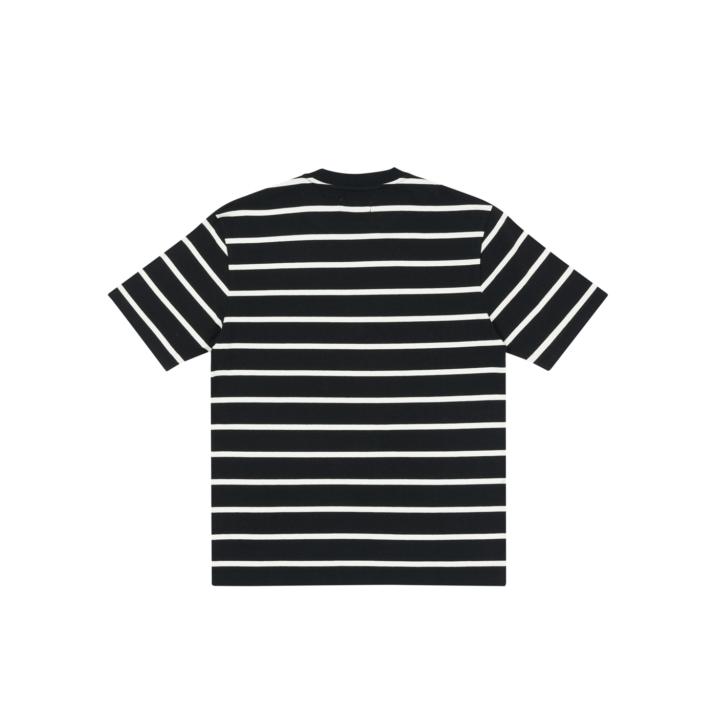 Thumbnail HEALTHILY STRIPE T-SHIRT BLACK / WHITE one color