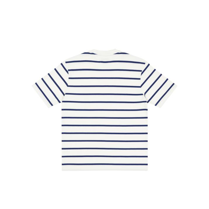 Thumbnail HEALTHILY STRIPE T-SHIRT WHITE / BLUE one color