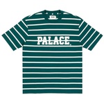 Thumbnail HEALTHILY STRIPE T-SHIRT GREEN / WHITE one color
