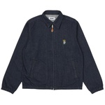 Thumbnail WASHED DENIM HARRINGTON NAVY one color
