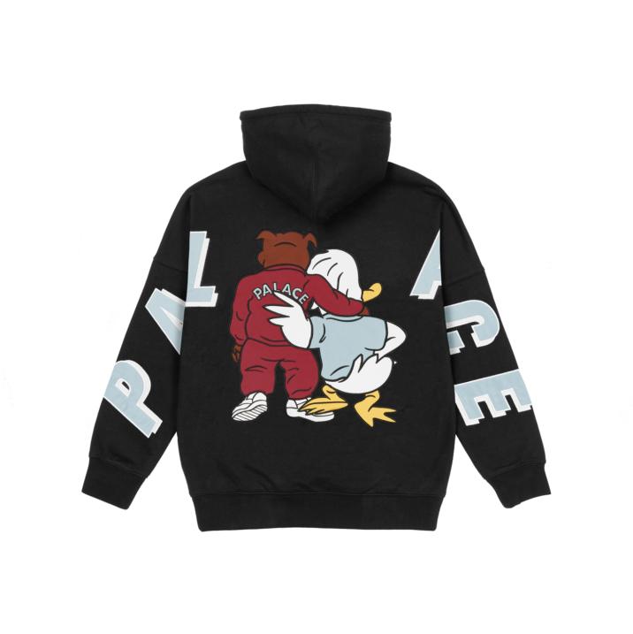 Thumbnail DOG AND DUCK DROP SHOULDER HOOD BLACK one color