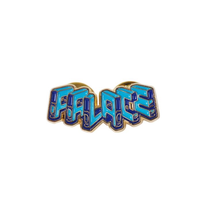 A PALACE PIN BADGE BLUE one color