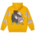 Thumbnail DOG AND DUCK DROP SHOULDER HOOD YELLOW one color