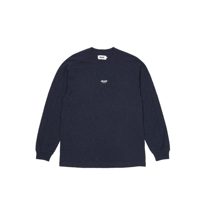 SLUB ZIG ZAG LONGSLEEVE NAVY one color