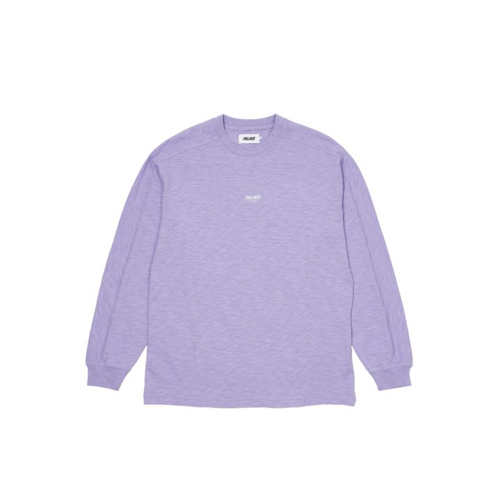 SLUB ZIG ZAG LONGSLEEVE VIOLET one color