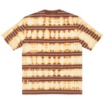 Thumbnail BLEACHED STRIPE T-SHIRT BROWN one color