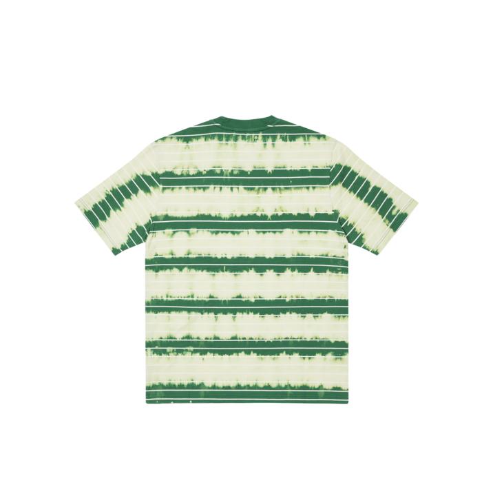 Thumbnail BLEACHED STRIPE T-SHIRT GREEN one color