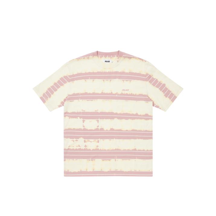 Thumbnail BLEACHED STRIPE T-SHIRT PINK one color