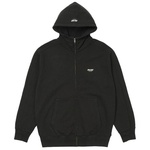 Thumbnail SLUB ZIG ZAG ZIP HOOD BLACK one color