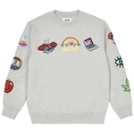 Thumbnail MIXED MEDIA BITMAP CREW GREY MARL one color