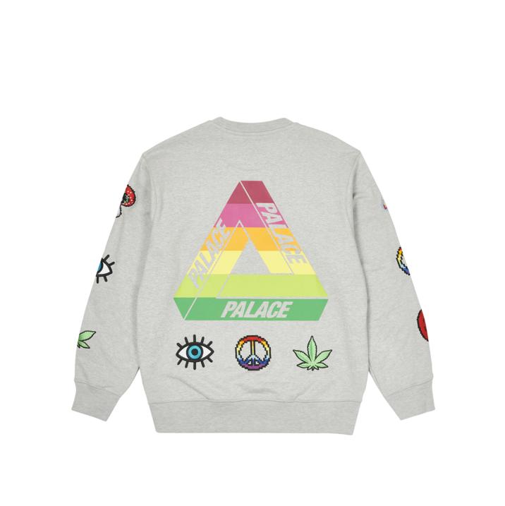 Thumbnail MIXED MEDIA BITMAP CREW GREY MARL one color