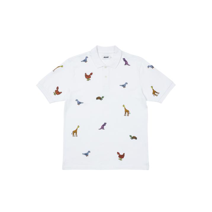 ANIMALS POLO WHITE one color