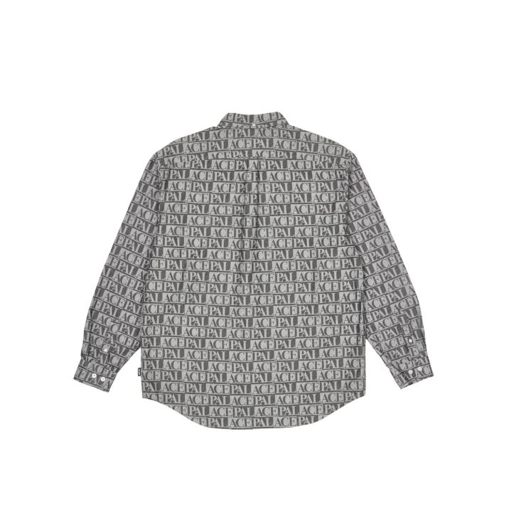 Thumbnail DOMINO PRINT OXFORD SHIRT BLACK one color