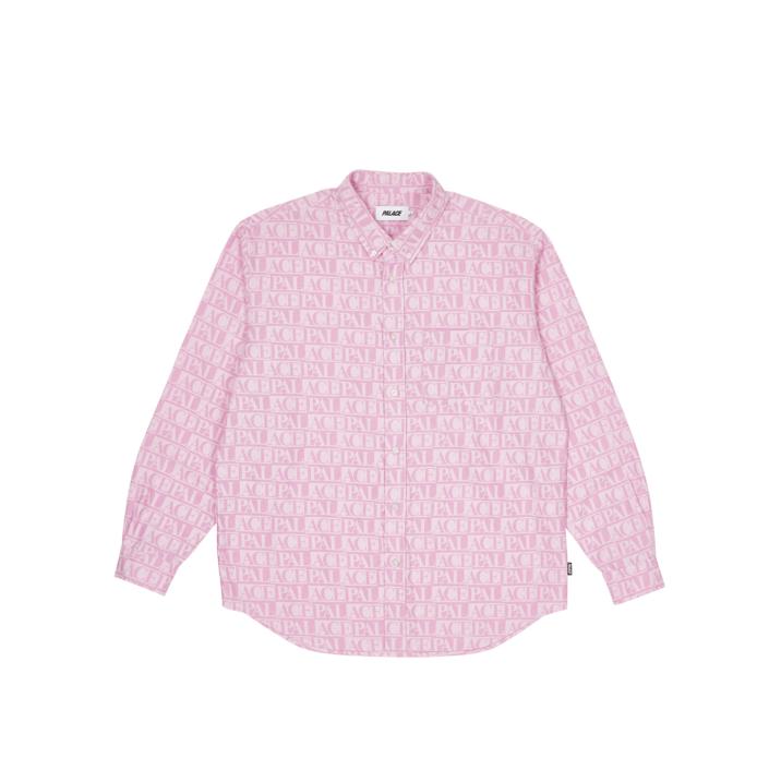Thumbnail DOMINO PRINT OXFORD SHIRT PINK one color