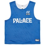 Thumbnail MESH PRACTICE VEST WHITE / BLUE one color