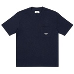 Thumbnail SLUB POCKET ZIG ZAG T-SHIRT NAVY one color