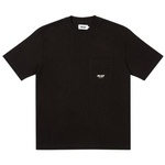 Thumbnail SLUB POCKET ZIG ZAG T-SHIRT BLACK one color
