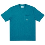 Thumbnail SLUB POCKET ZIG ZAG T-SHIRT TEAL one color