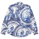 Thumbnail CHINA PLATE SHIRT NAVY one color