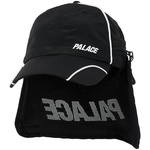 Thumbnail FONT ZIP SHELL NECK SAVER 6-PANEL BLACK one color