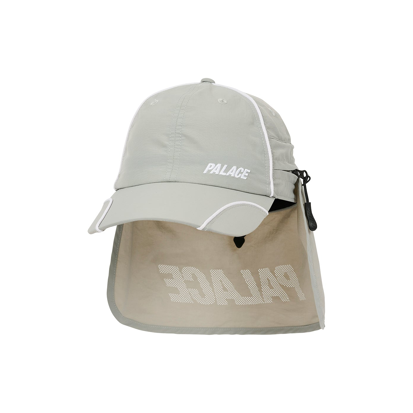 Thumbnail FONT ZIP SHELL NECK SAVER 6-PANEL GREY one color