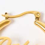 Thumbnail PALACE HOOP EARRINGS GOLD PLATED one color