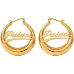 Thumbnail PALACE HOOP EARRINGS GOLD PLATED one color