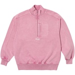 Thumbnail WASHED TERRY 1/2 ZIP FUNNEL ULTRA MAUVE one color